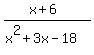 %28x%2B6%29%2F%28x%5E2%2B3x-18%29