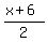 %28x%2B6%29%2F2