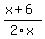 %28x%2B6%29%2F2x