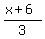 %28x%2B6%29%2F3