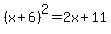 %28x%2B6%29%5E2=2x%2B11