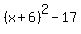 %28x%2B6%29%5E2-17