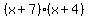 %28x%2B7%29%28x%2B4%29