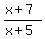 %28x%2B7%29%2F%28x%2B5%29
