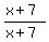 %28x%2B7%29%2F%28x%2B7%29