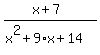 %28x%2B7%29%2F%28x%5E2%2B9%2Ax%2B14%29