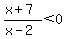 %28x%2B7%29%2F%28x-2%29%3C0