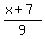 %28x%2B7%29%2F9
