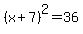 %28x%2B7%29%5E2=36