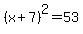 %28x%2B7%29%5E2=53