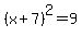 %28x%2B7%29%5E2=9