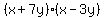 %28x%2B7y%29%28x-3y%29