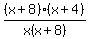 %28x%2B8%29%28x%2B4%29%2F+x%28x%2B8%29