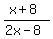 %28x%2B8%29%2F%282x-8%29