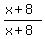 %28x%2B8%29%2F%28x%2B8%29