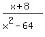 %28x%2B8%29%2F%28x%5E2-64%29