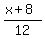 %28x%2B8%29%2F12