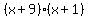 %28x%2B9%29%28x%2B1%29