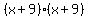 %28x%2B9%29%28x%2B9%29