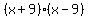 %28x%2B9%29%28x-9%29