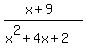 %28x%2B9%29%2F%28x%5E2%2B4x%2B2%29