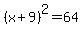 %28x%2B9%29%5E2=64+