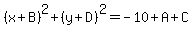 %28x%2BB%29%5E2%2B%28y%2BD%29%5E2=-10%2BA%2BC
