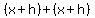 %28x%2Bh%29%2B%28x%2Bh%29