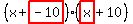 %28x%2Bhighlight%28-10%29%29%28highlight%28x%29%2B10%29