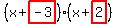 %28x%2Bhighlight%28-3%29%29%28x%2Bhighlight%282%29%29