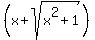 %28x%2Bsqrt%28x%5E2%2B1%29%29