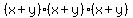 %28x%2By%29%28x%2By%29%28x%2By%29