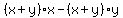 %28x%2By%29%2Ax-%28x%2By%29%2Ay