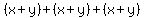 %28x%2By%29%2B%28x%2By%29%2B%28x%2By%29