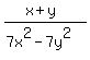 %28x%2By%29%2F%287x%5E2-7y%5E2%29