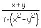 %28x%2By%29%2F7%28x%5E2-y%5E2%29