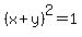 %28x%2By%29%5E2=1