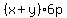 %28x%2By%296p