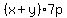 %28x%2By%297p