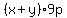 %28x%2By%299p