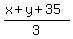 %28x%2By%2B35%29%2F3