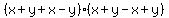 %28x%2By%2Bx-y%29%28x%2By-x%2By%29