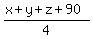 %28x%2By%2Bz%2B90%29%2F4