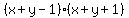 %28x%2By-1%29%28x%2By%2B1%29