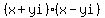 %28x%2Byi%29%28x-yi%29