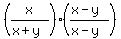 %28x%2F%28x%2By%29%29%2A+%28%28x-y%29%2F%28x-y%29%29
