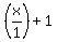 %28x%2F1%29%2B1%29