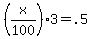 %28x%2F100%29%2A3+=+.5