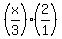 %28x%2F3%29%282%2F1%29