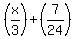 %28x%2F3%29%2B%287%2F24%29